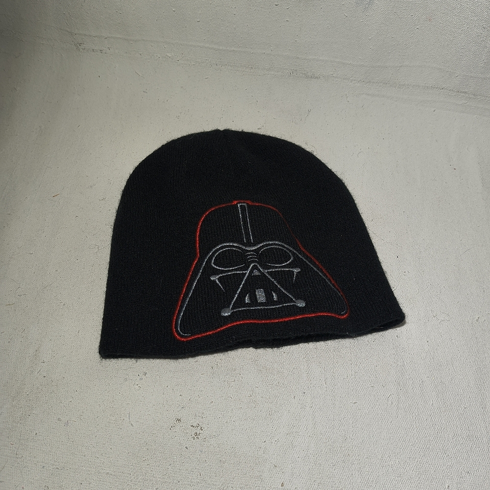 Darth Vader Unisex Black Beanie with Darth Vader Design